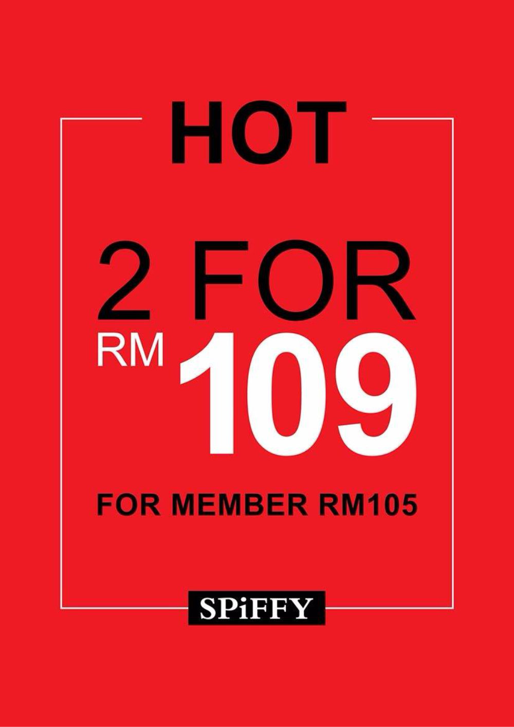 Spiffy Shoes Sales Malaysia for With You Club Members 2 pairs of shoes RM109 only Spiffy Shoes A01.jpg