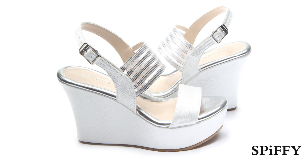Modern Fashion Office Wedges Shoes – SHM1732023 Silver Colour