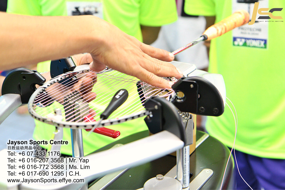 Yonex Protech8 Electric Badminton and tennis Stringing Machines Batu Pahat Jayson Sports Centre Pusat Sukan Batu Pahat 日胜运动用品中心 Batu Pahat Johor Malaysia CA08