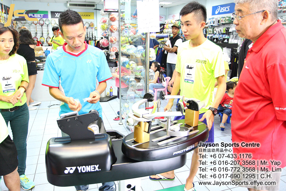 Yonex Protech8 Electric Badminton and tennis Stringing Machines Batu Pahat Jayson Sports Centre Pusat Sukan Batu Pahat 日胜运动用品中心 Batu Pahat Johor Malaysia CA13