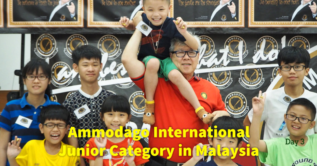 Day 3 of Ammodago International - Junior Category in Malaysia - Master David Goh at Gereja Joy Sogo 苏雅喜乐堂
