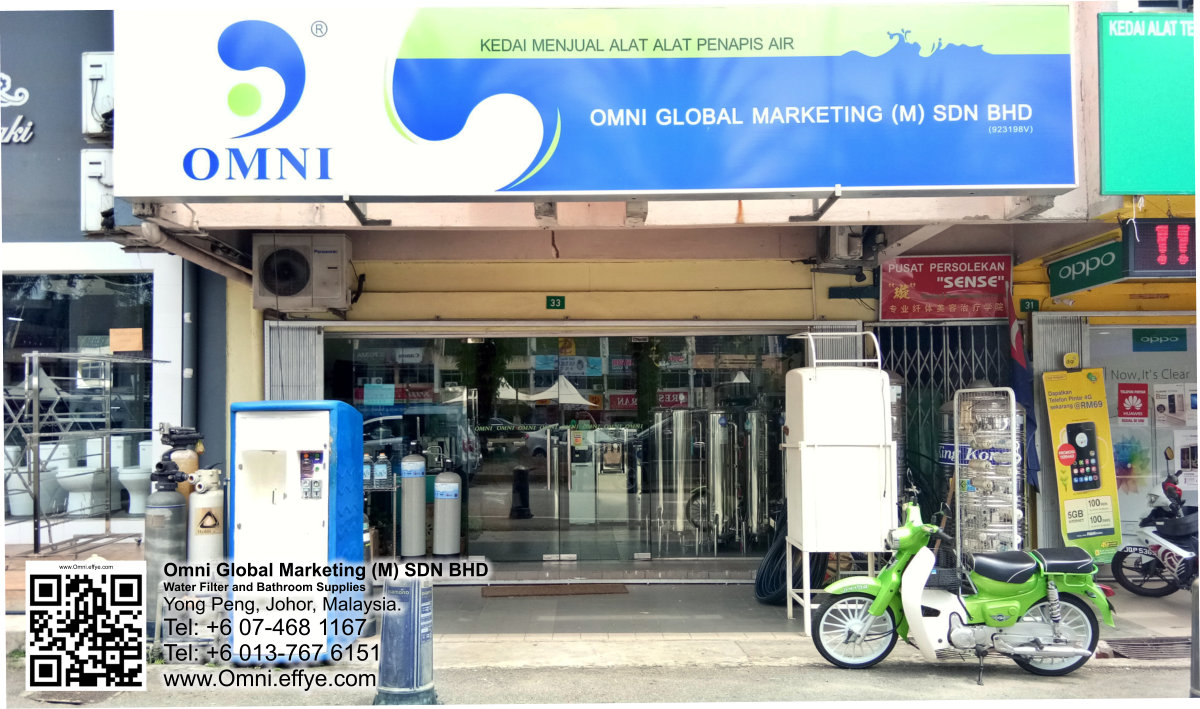 Malaysia Johor Yong Peng Water Filter Penapis Air Bathroom Supplies Omni Global Marketing Malaysia SDN BHD 马来西亚 柔佛 永平 住家食水过滤器 及 浴室用品供应 A01