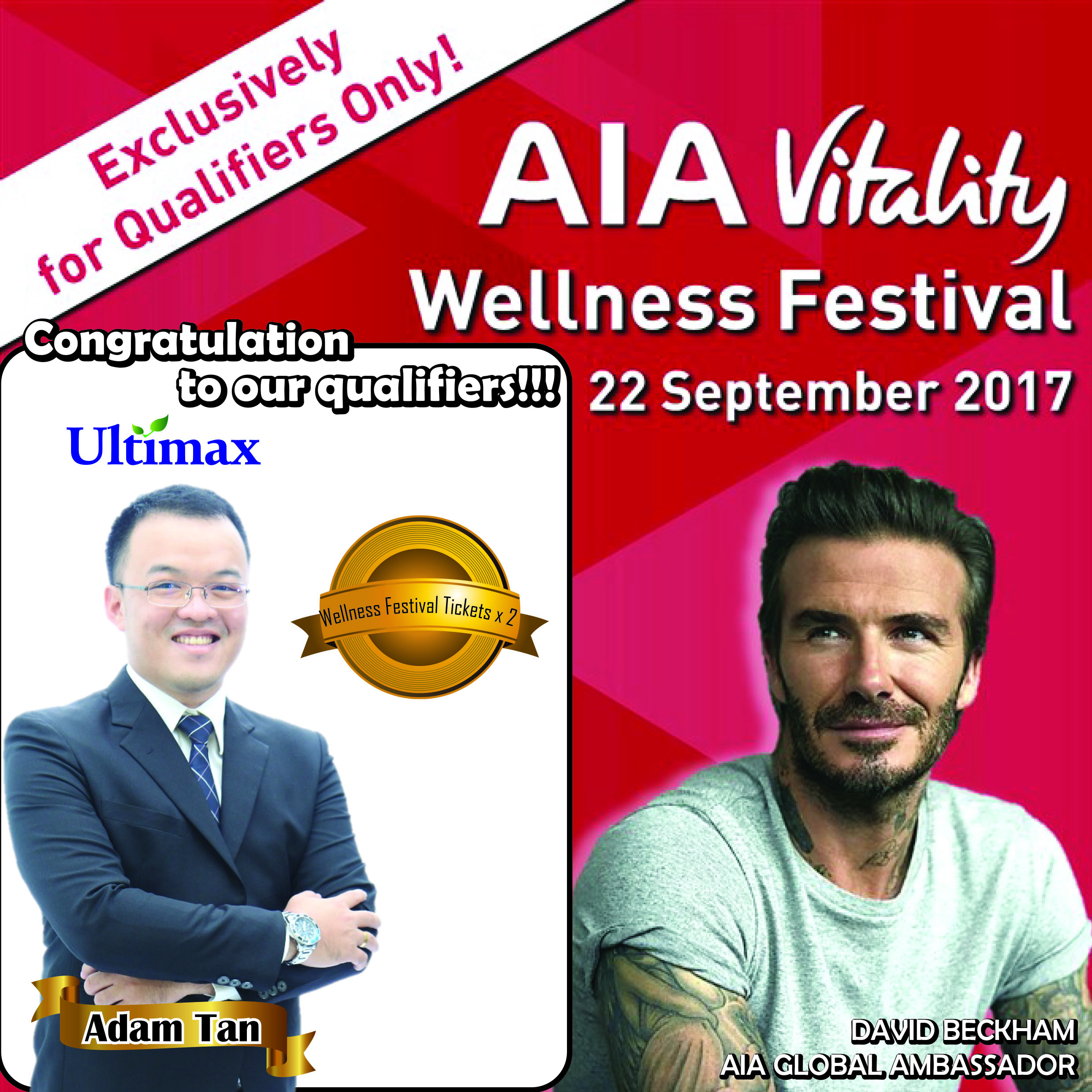 AIA Wellness Festival Qualifiers - Ultimax Adam Tan