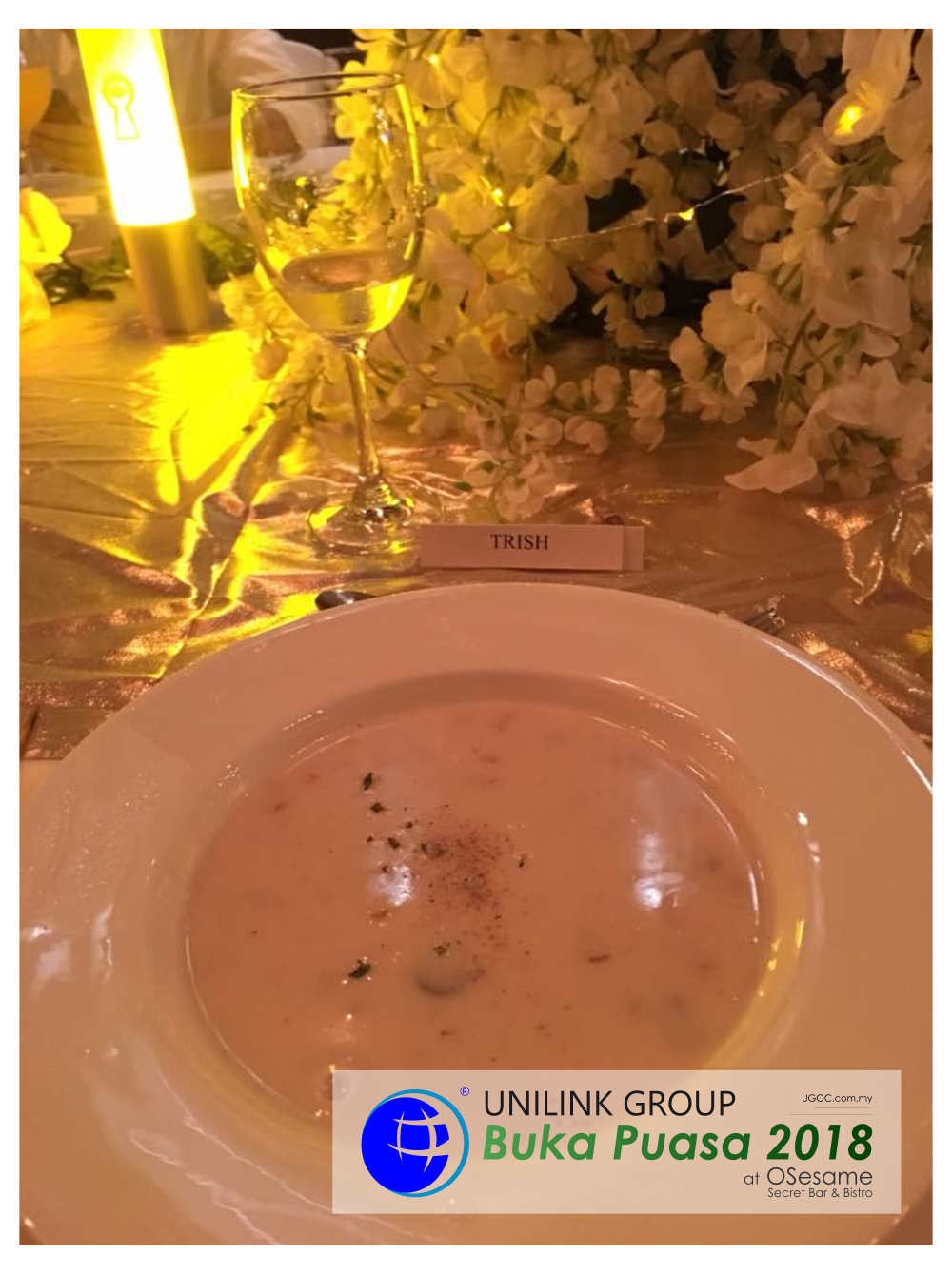 Unilink Group Buka Puasa Dinner 2018 Selamat Hari Raya Aidilfitri from Agensi Pekerjaan Unilink Prospects Sdn Bhd at Osesame Secret Bar and Bistro 49