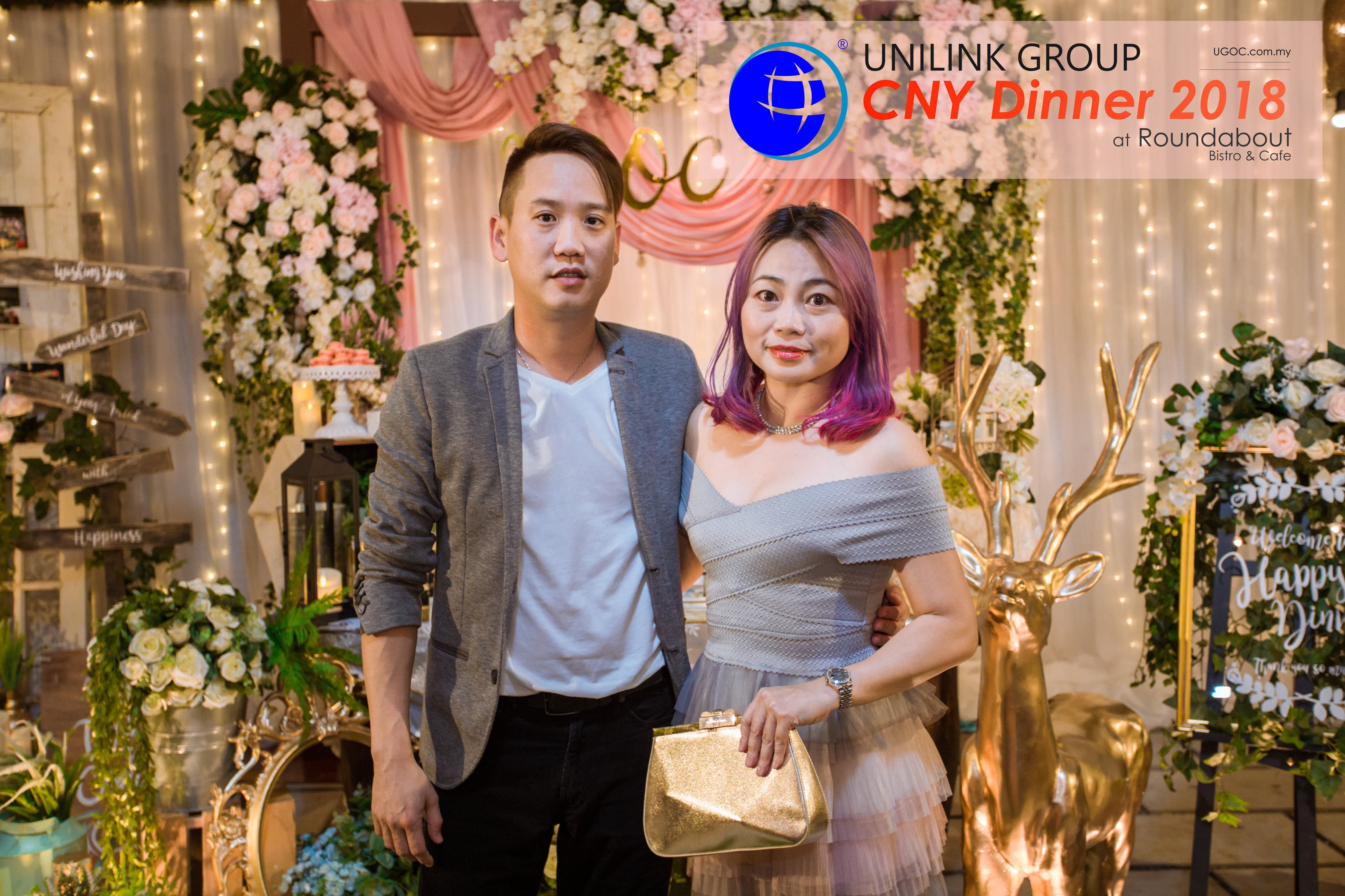 Unilink Group Chinese New Year Dinner 2018 from Agensi Pekerjaan Unilink Prospects Sdn Bhd at Roundabout Bisrto and Cafe 19