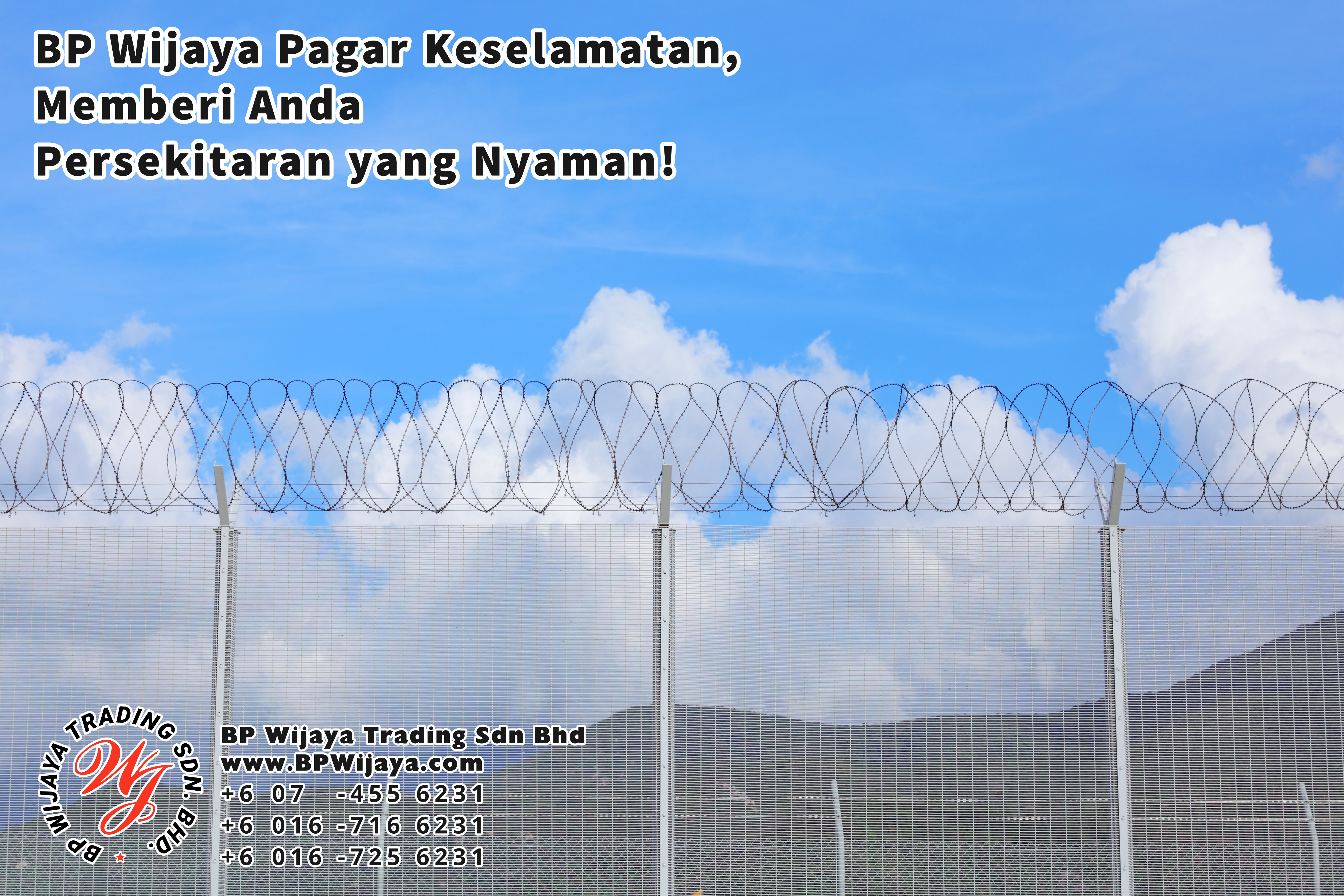 BP Wijaya Trading Sdn Bhd Malaysia Pahang Kuantan Temerloh Mentakab Pengeluar Pagar Keselamatan Pagar Taman Bangunan dan Kilang dan Rumah untuk Bandar Pemborong Pagar A01-15