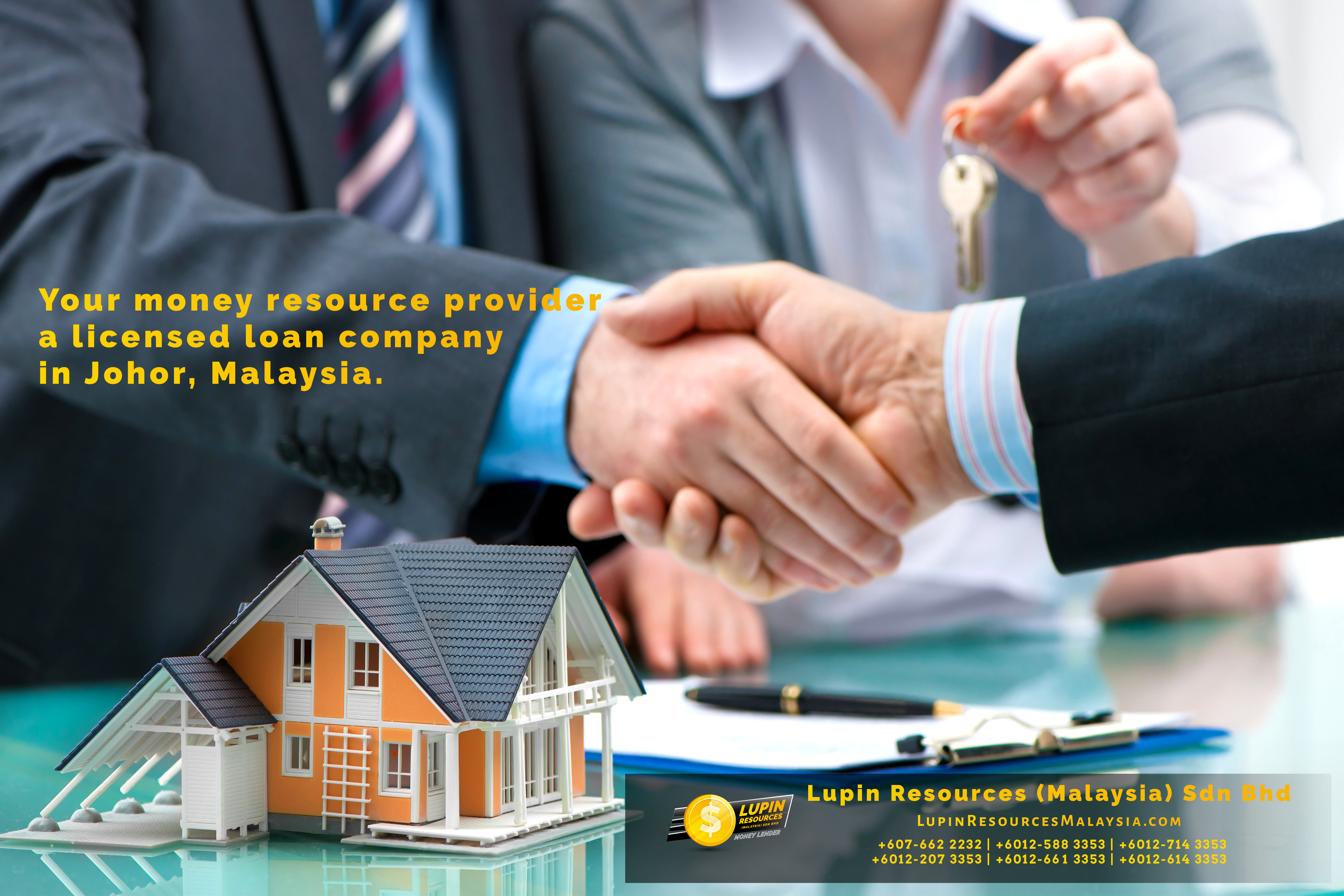 Johor Licensed Loan Company Licensed Money Lender Lupin Resources Malaysia SDN BHD Your money resource provider Kulai Johor Bahru Johor Malaysia Business Loan A01-06