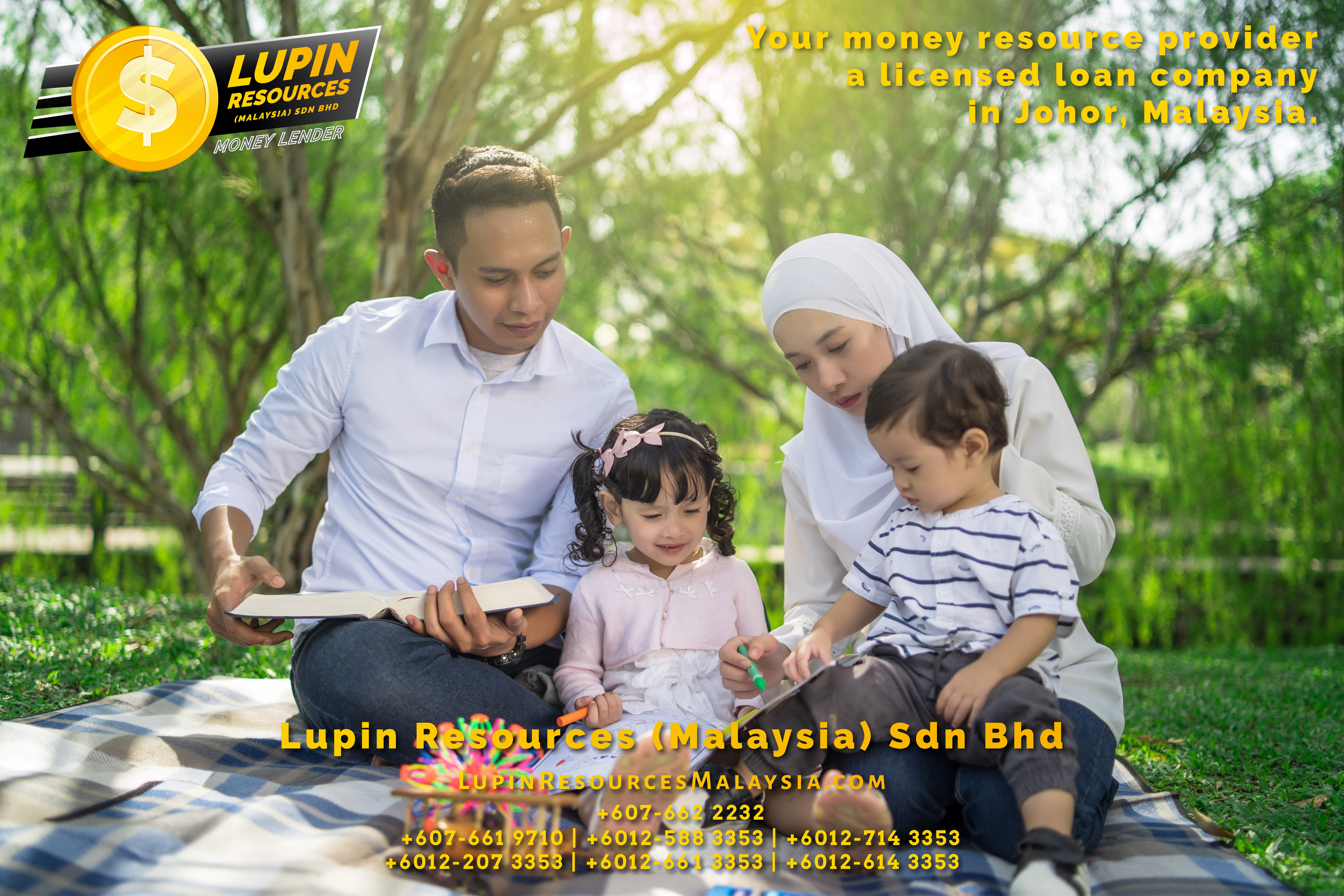 Johor Licensed Loan Company Licensed Money Lender Lupin Resources Malaysia SDN BHD Your money resource provider Kulai Johor Bahru Johor Malaysia Business Loan A01-68
