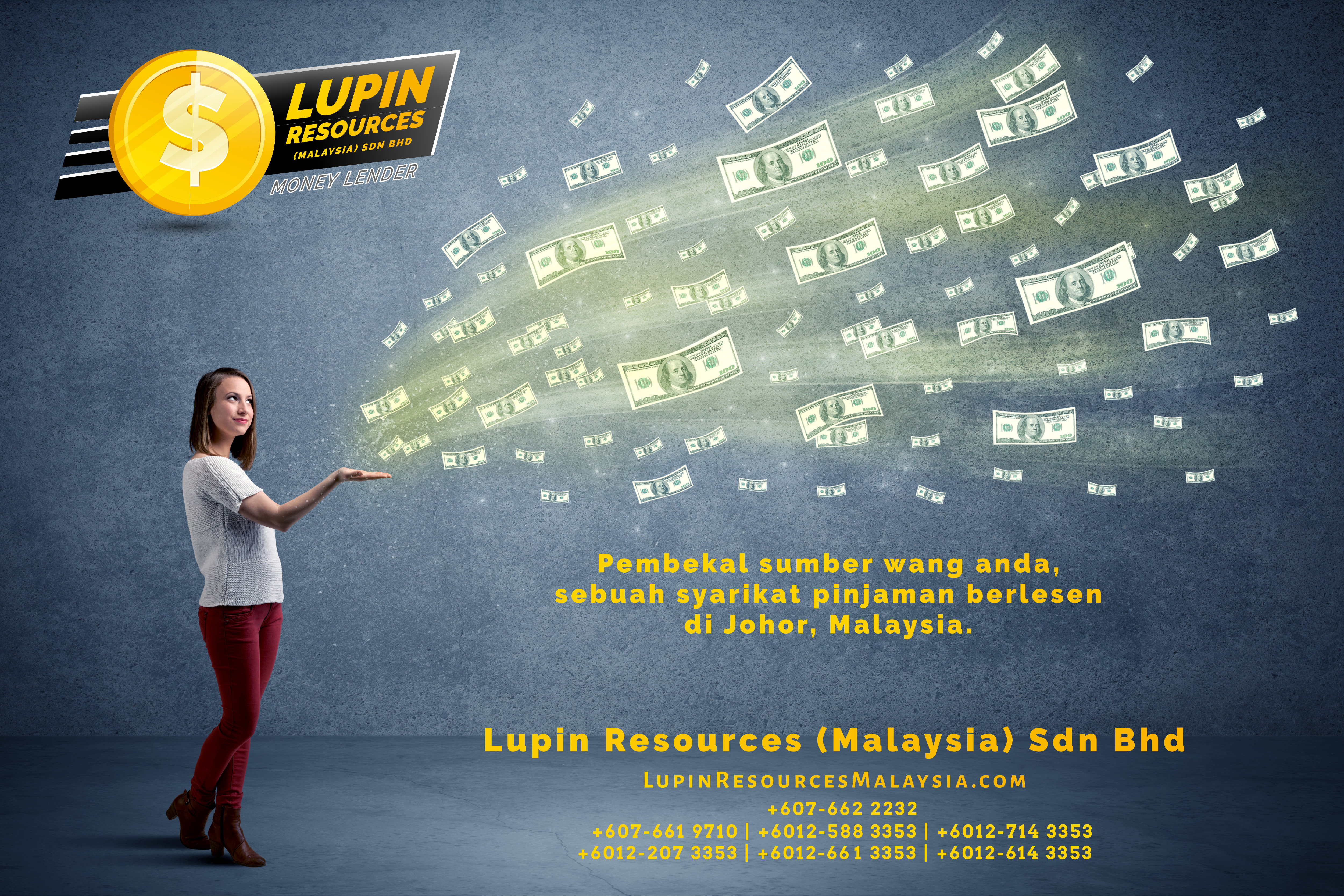 Johor Syarikat Pinjaman Berlesen Lupin Resources Malaysia SDN BHD Pembekal Sumber Wang Anda Kulai Johor Bahru Johor Malaysia Pinjaman Perniagaan Pinjaman Peribadi A01-51