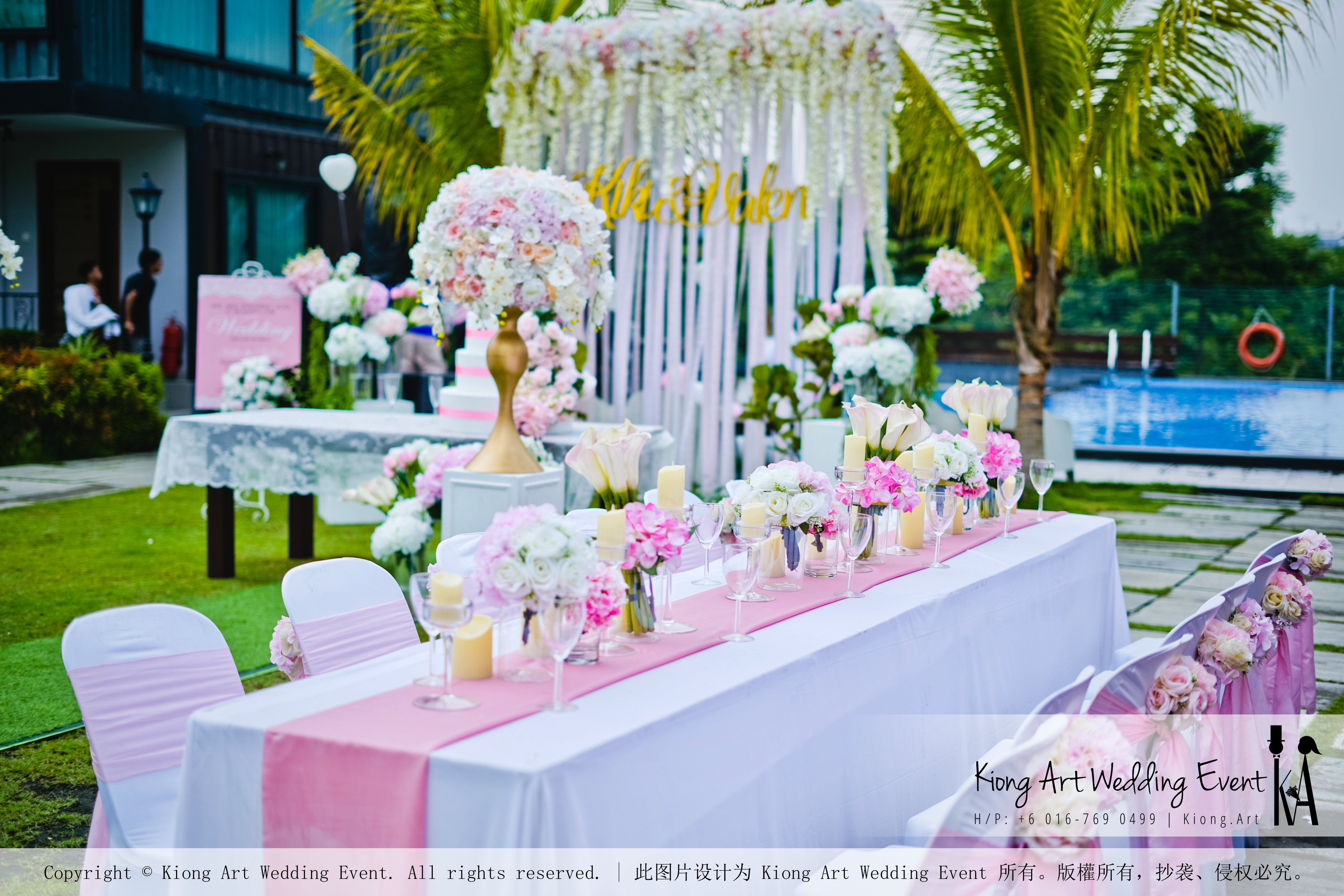 Kiong Art Wedding Event Kuala Lumpur Malaysia Wedding Decoration One-stop Wedding Planning Warm Outdoor Romantic Style Theme Kluang Container Swimming Pool Homestay A07-A01-02
