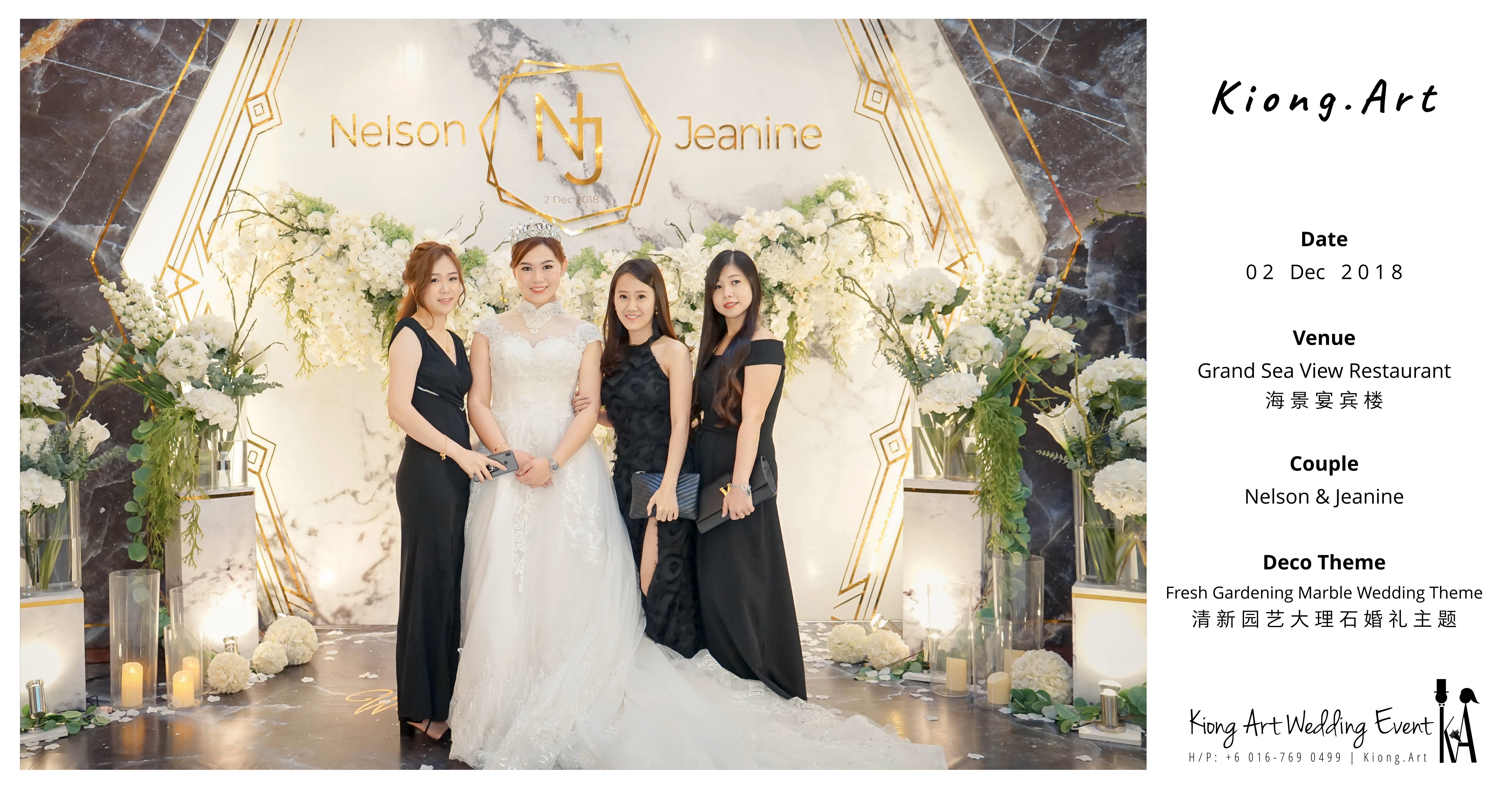 Malaysia Kuala Lumpur Wedding Event Kiong Art Wedding Deco Decoration One-stop Wedding Planning of Nelson and Jeanine Wedding at Grand Sea View Restaurant A11-A00-04