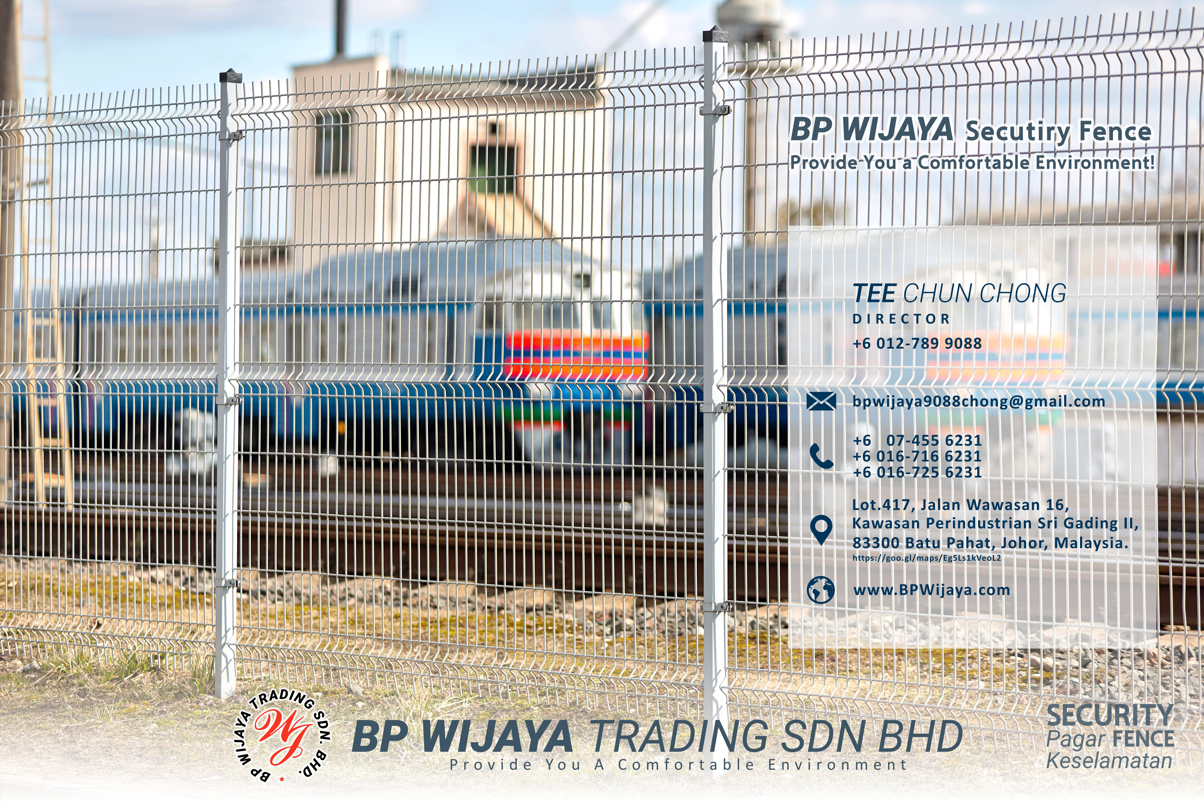 BP Wijaya Trading Sdn Bhd Fence Malaysia Selangor Kuala Lumpur manufacturer of safety fences building materials for housing construction site Security fencing factory fence house fence A01-019