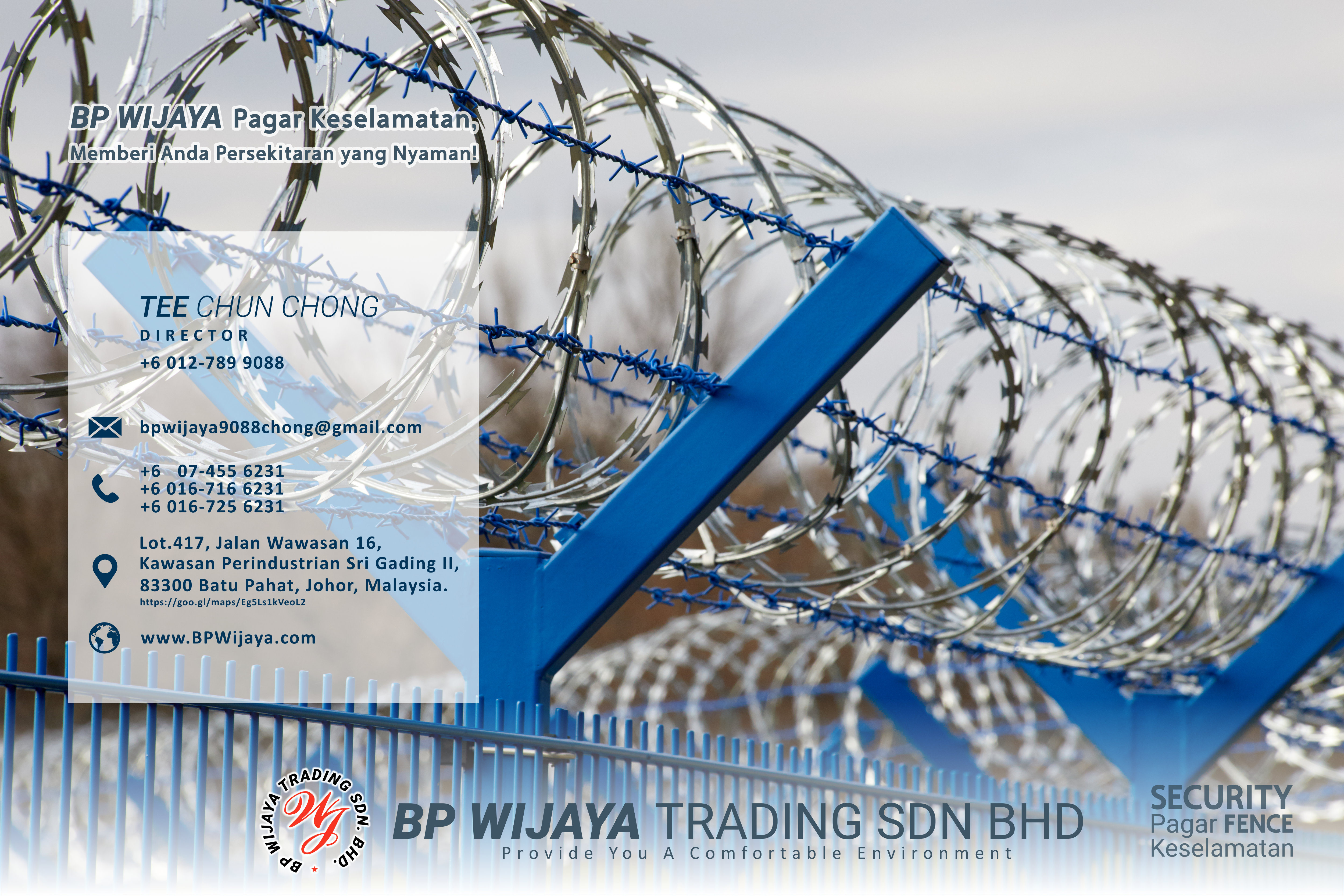 BP Wijaya Trading Sdn Bhd Fence Malaysia Selangor Kuala Lumpur manufacturer of safety fences building materials for housing construction site Security fencing factory fence house fence A01-008