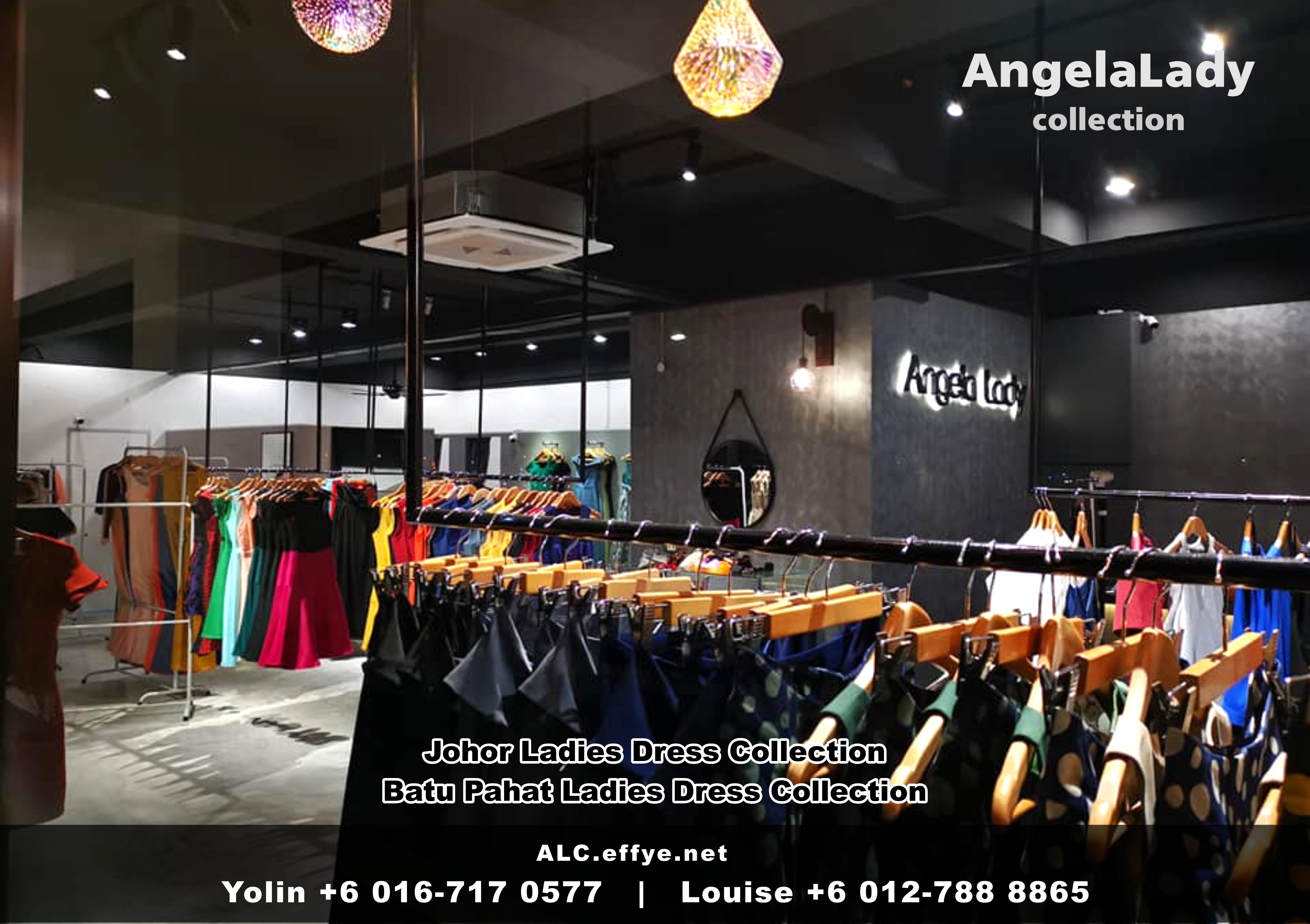 Johor Batu Pahat Ladies Dress Boutique Angela Lady Collection Dinner Dress Evening Gown Maxi Dress Evening Dress Gown Boutique Fashion Lady Apparel Clothes Jeans Skirt Pants Malaysia A01-017