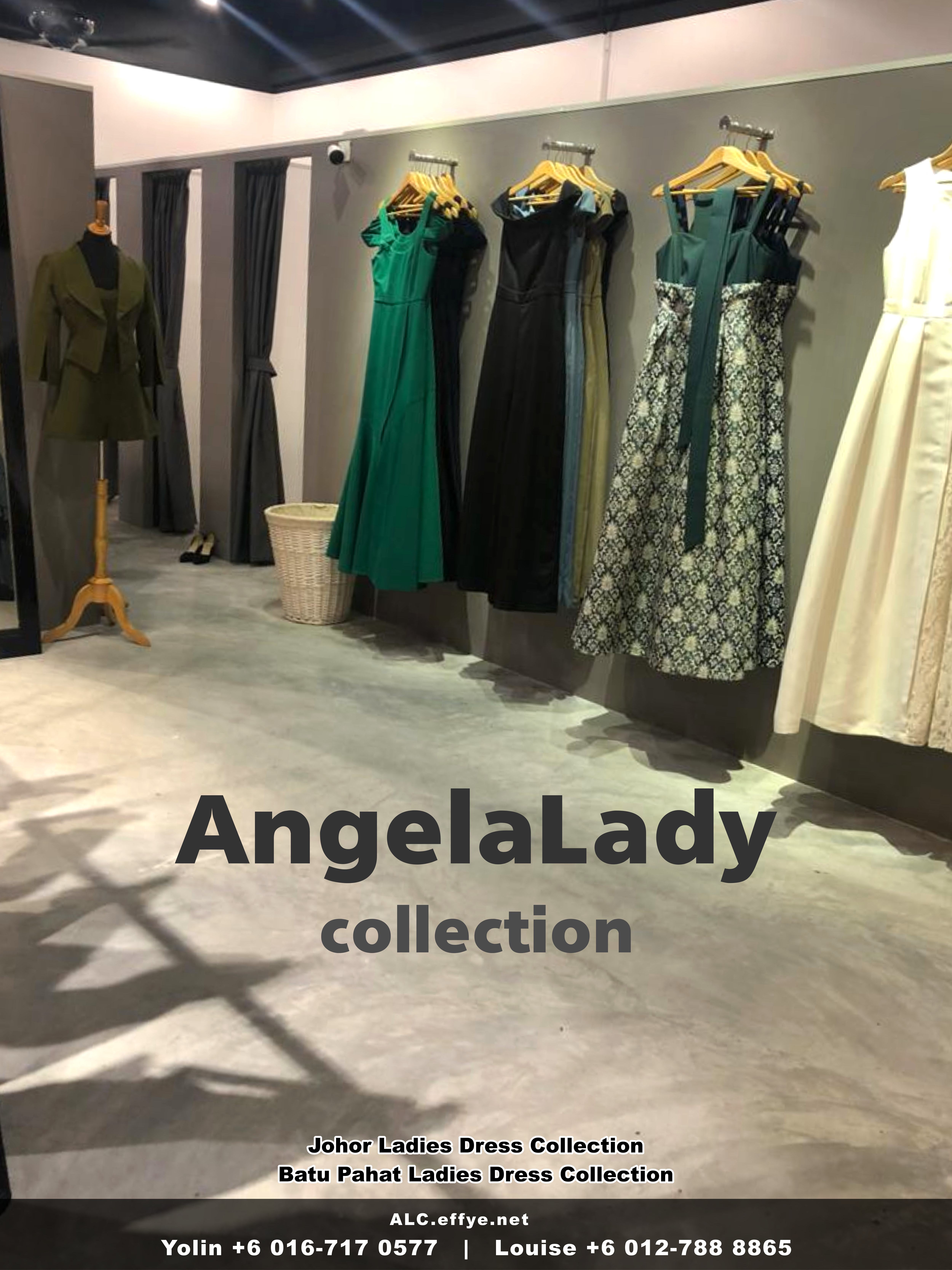 Johor Batu Pahat Ladies Dress Boutique Angela Lady Collection Dinner Dress Evening Gown Maxi Dress Evening Dress Gown Boutique Fashion Lady Apparel Clothes Jeans Skirt Pants Malaysia A01-008