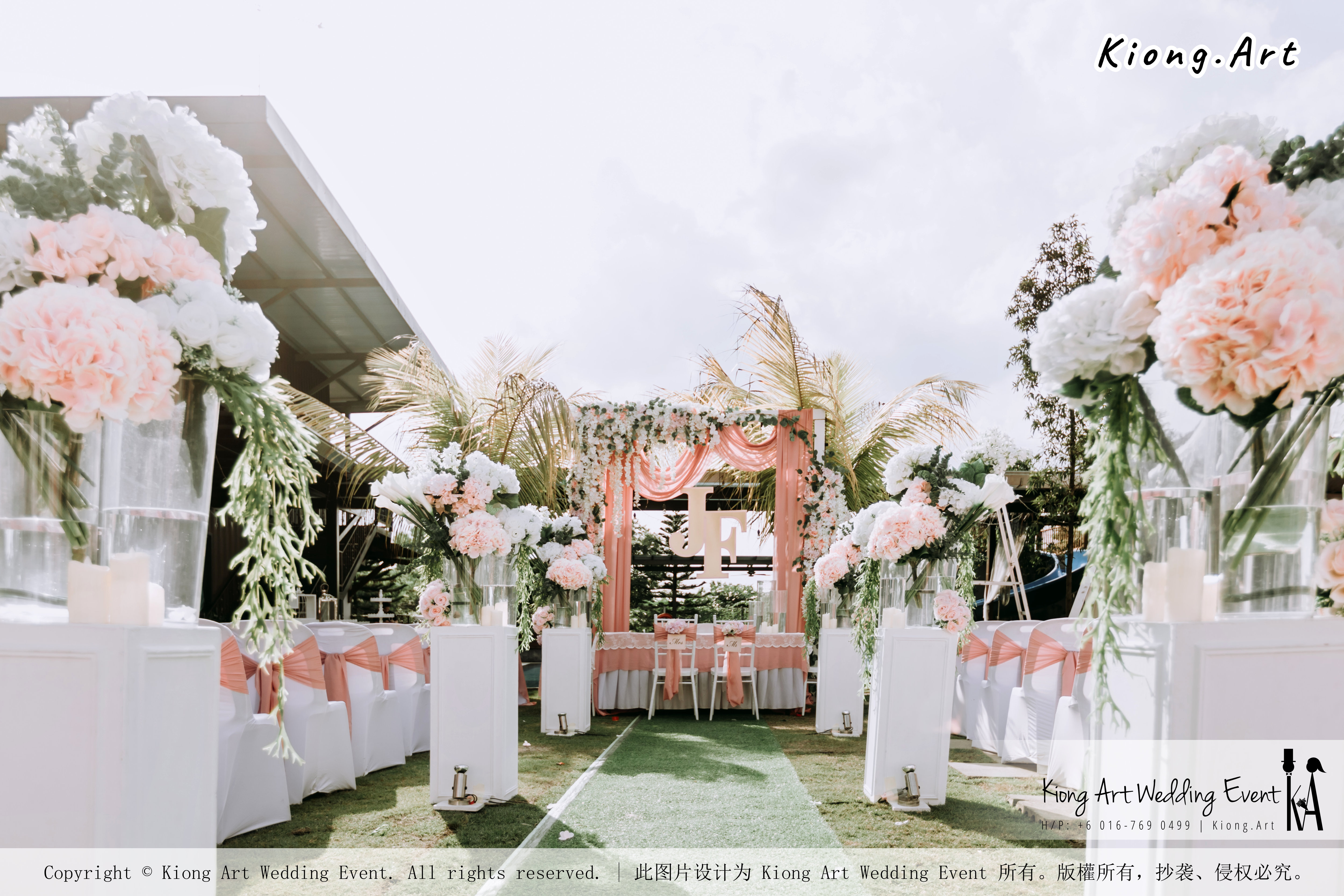 Malaysia Kuala Lumpur Wedding Decoration Kiong Art Wedding Deco Eternal Registration of Marriage Ceremony Open-air Party of Jack and Fish ROM at Kluang Container Hotel A14-A01-015