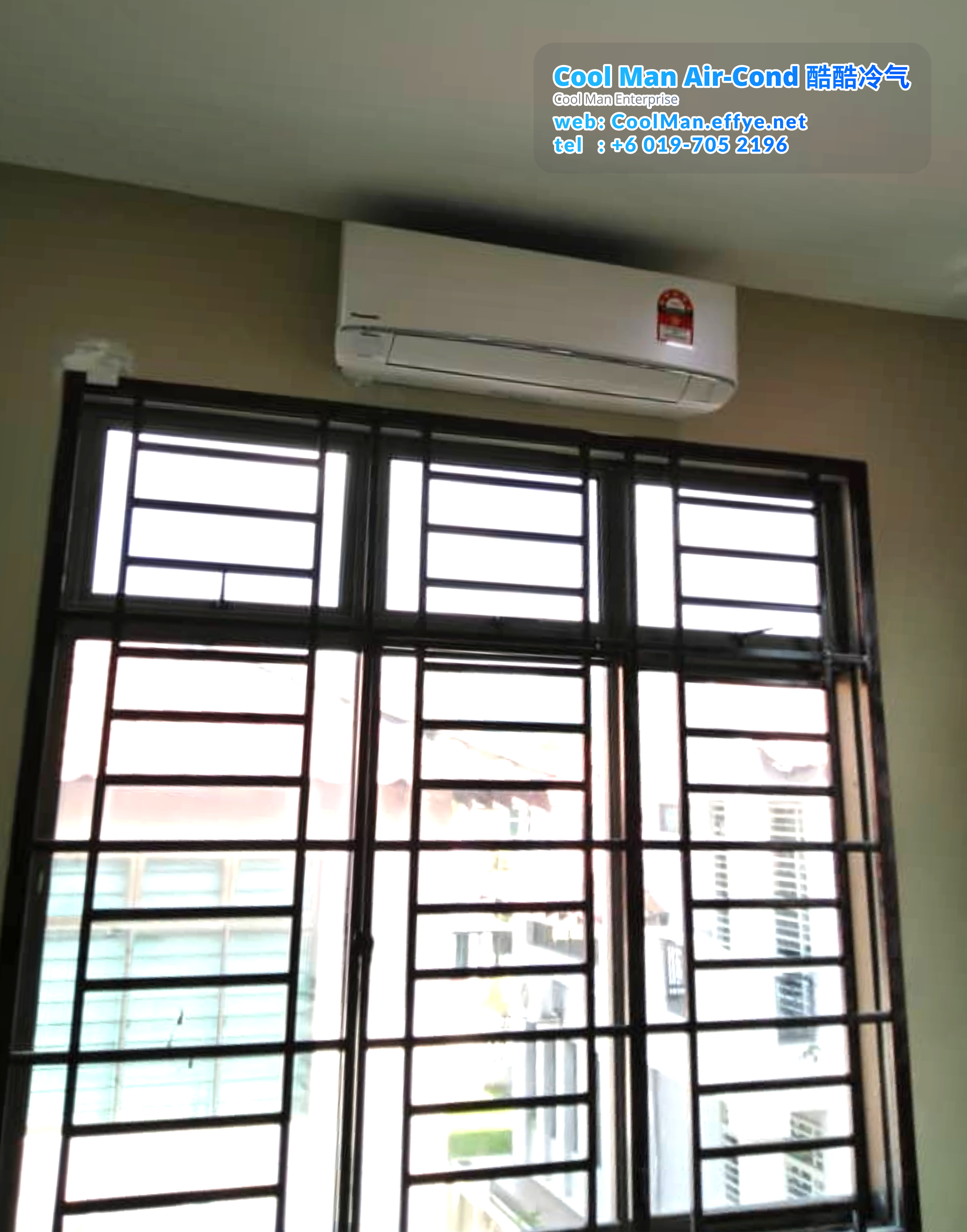 Cool Man Air-Cond Batu Pahat Air Cond Service Air-Cond Installation Air Conditioning 酷酷冷气 冷气维修服务 冷器安装 峇株巴辖 冷气服务 A09