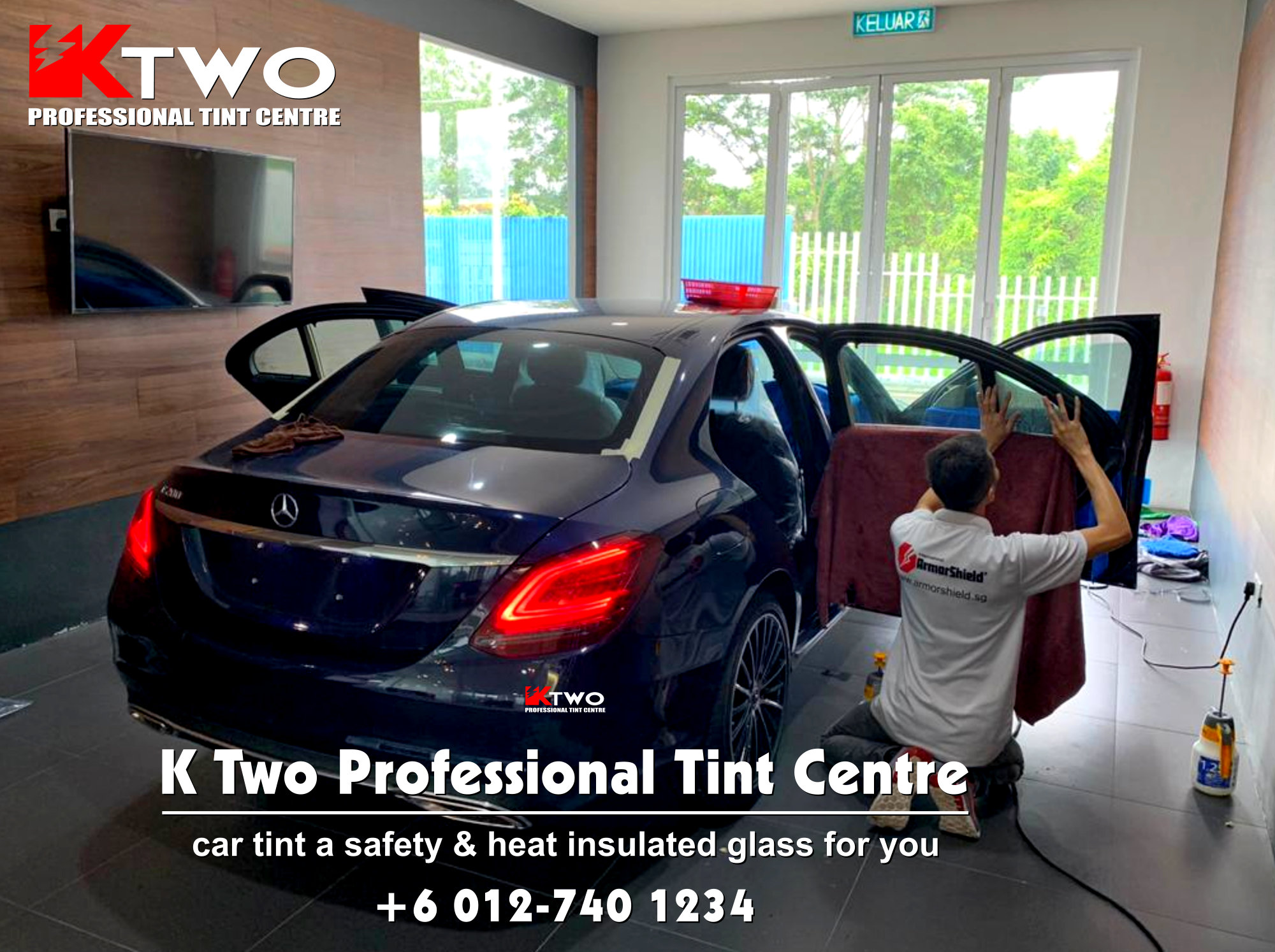 Batu Pahat Car Tint Batu Pahat Car Tinted Automotive Tinted Window Tinted K Two Professional Tint Centre Safety and Heat Insulated Glass B21
