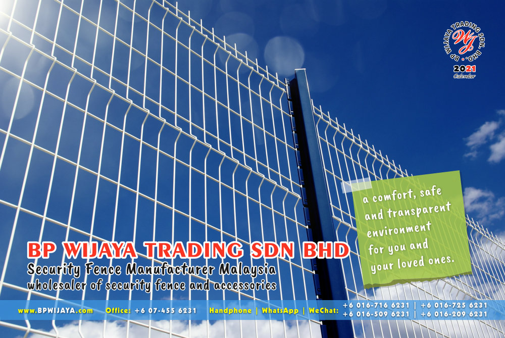 Calendar 2021 BP Wijaya Trading Security Fence Manufacturer Malaysia wholesaler of security fence and accessories Malaysia Kuala Lumpur Johor A09
