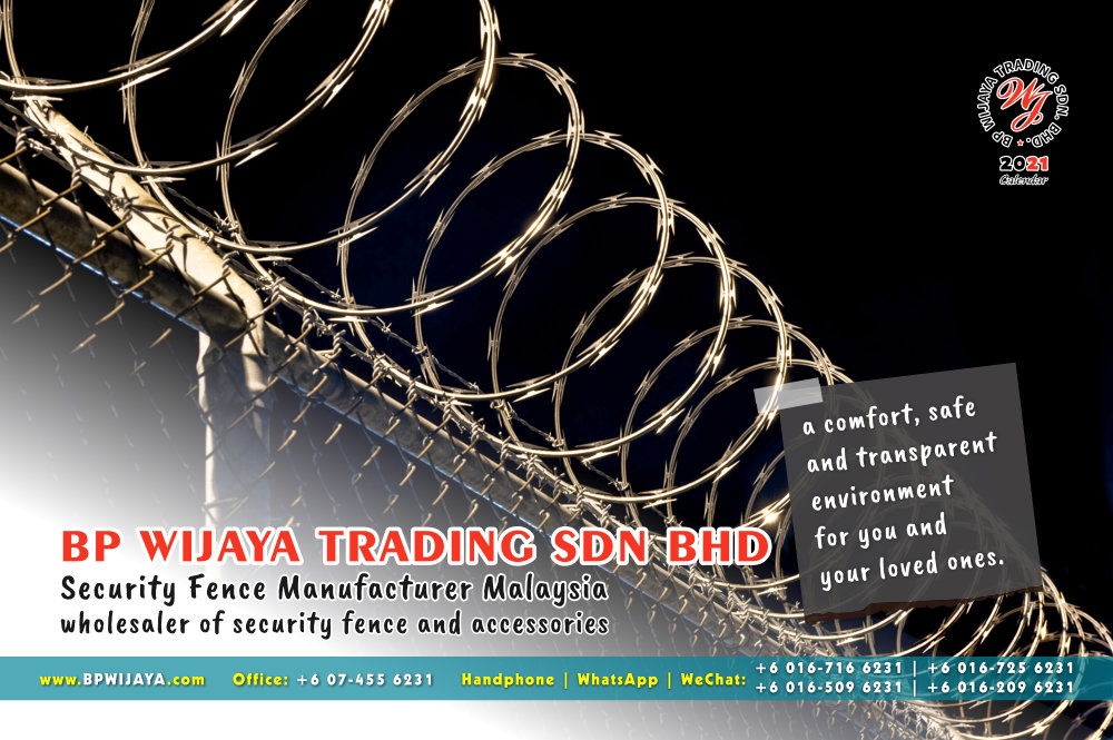 Calendar 2021 BP Wijaya Trading Security Fence Manufacturer Malaysia wholesaler of security fence and accessories Malaysia Kuala Lumpur Johor A13